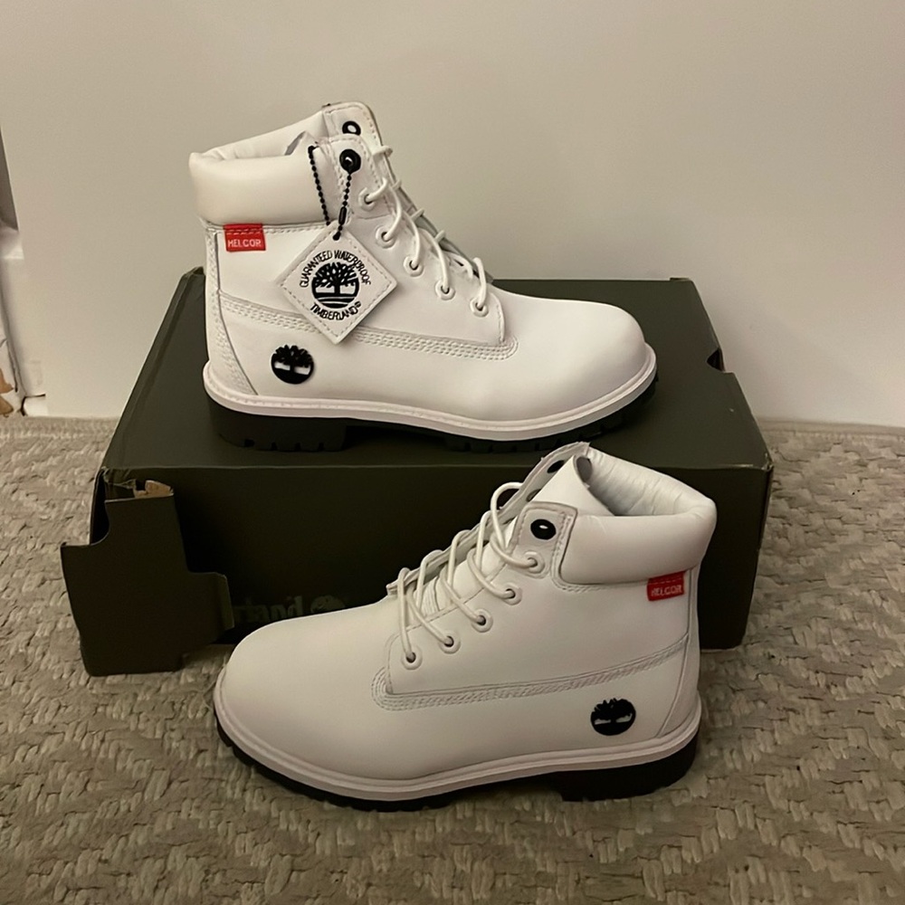 Timberland Premium 6 Inch waterproof boot white Helcor women’s 5 hh